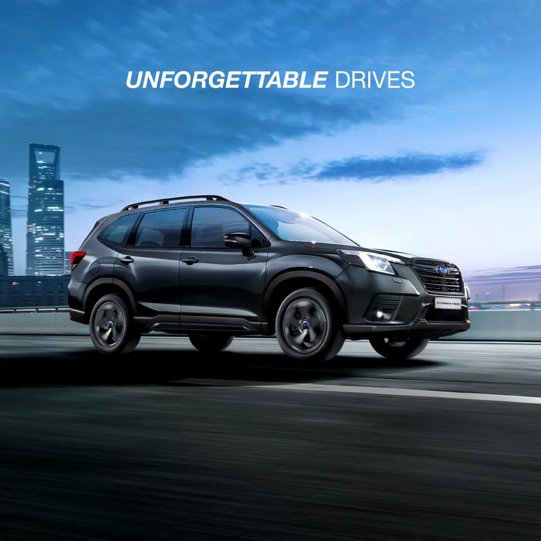 Subaru Forester ad: Unforgettable drives